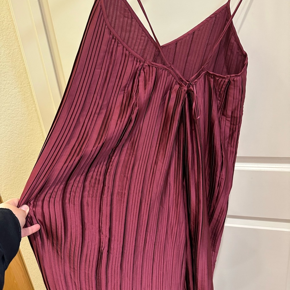 Anthropologie Burgundy Jumpsuit - Picture 3 of 3